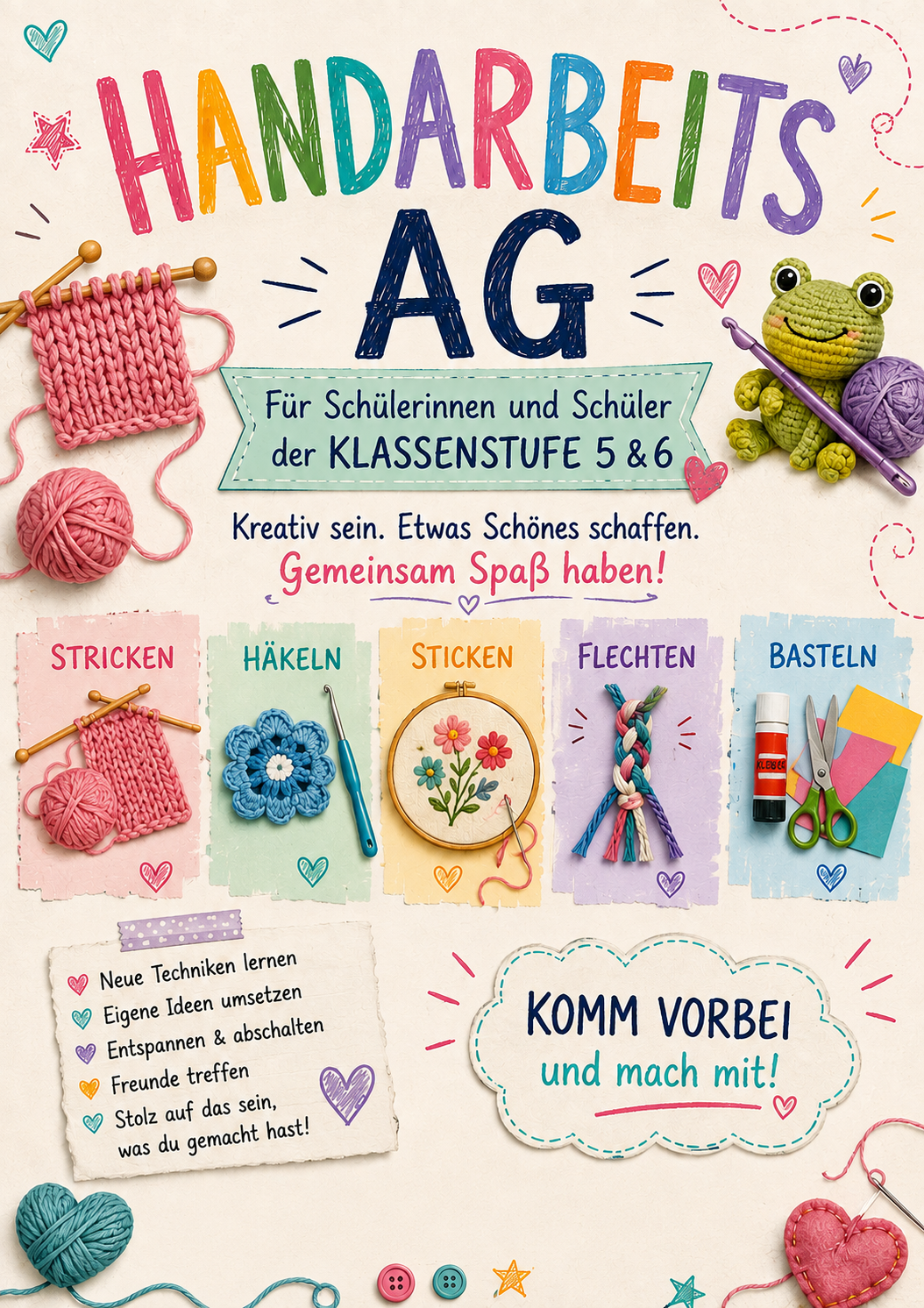 Bunter-Handarbeitsclub-fuer-Klassen-5-und-6